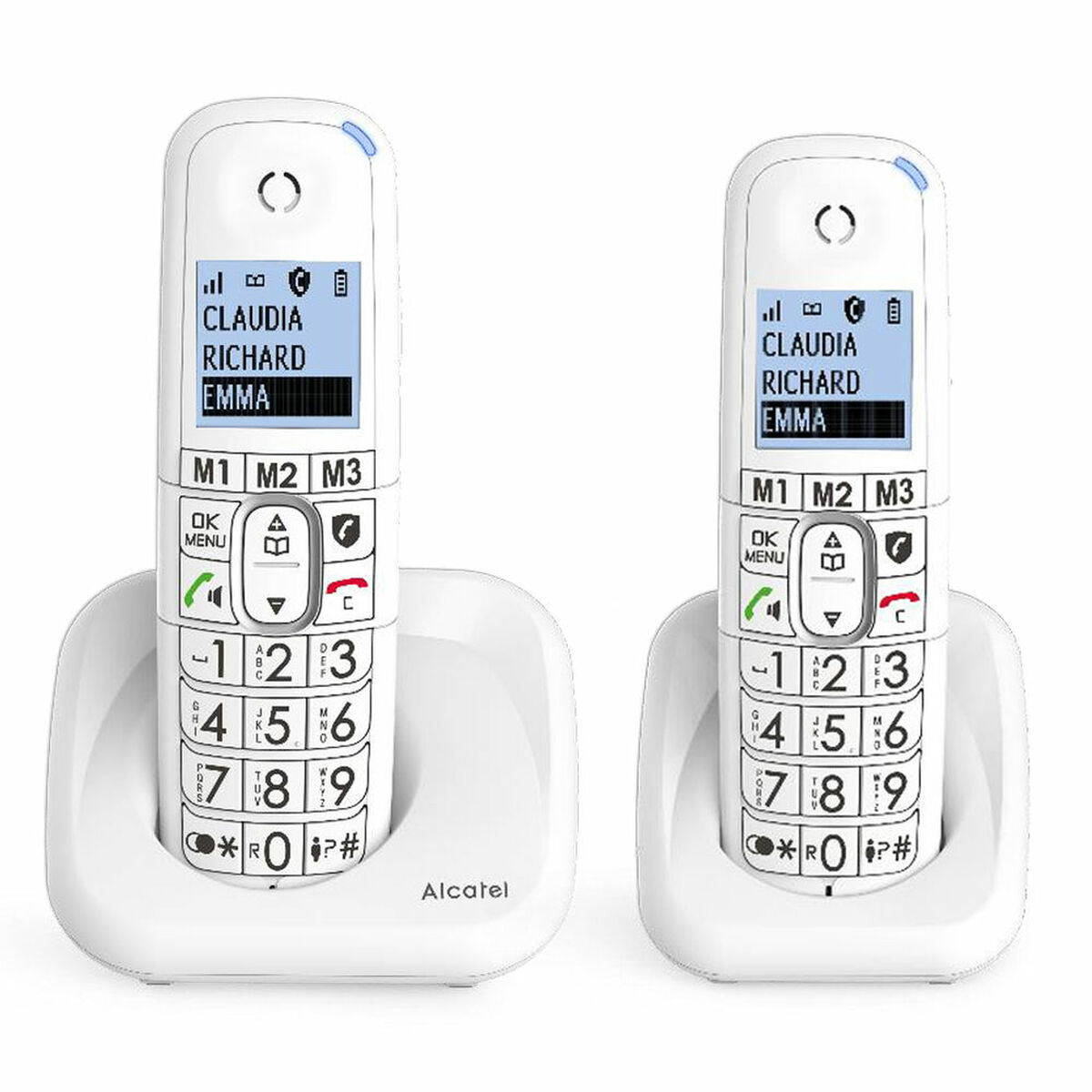 Langaton puhelin Alcatel VERSATIS XL Valkoinen Sininen